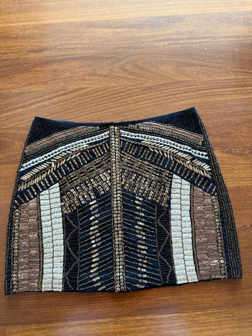 Club Monaco Beaded Mini Skirt